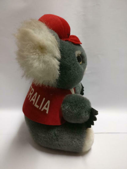 Australia Koala Bear With Cap & Jacket Souvenir 8" Plush Soft Toy F/S (PTY070)