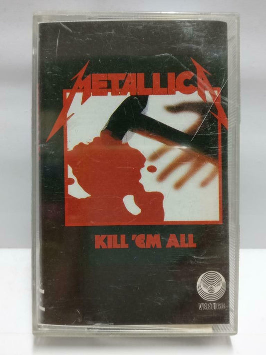 Metallica Kill 'Em All 1989 Mega Rare Indonesia English Cassette CT529