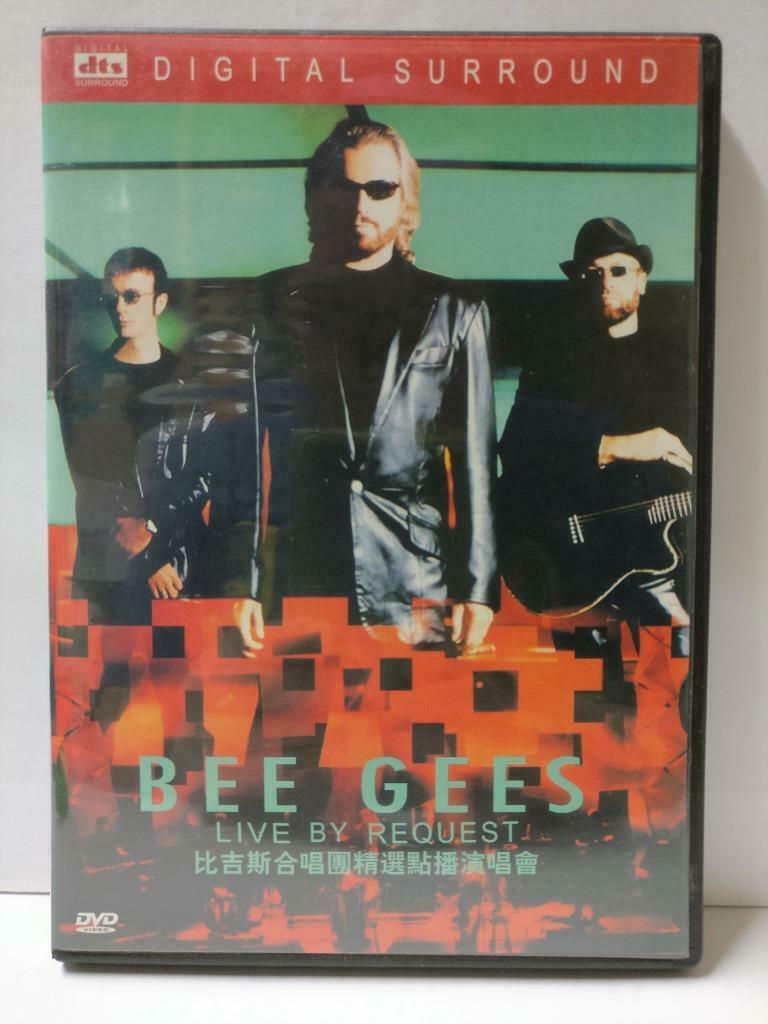 Bee Gees Live By Request Singapore Censor Sticker Rare Taiwan Gold DVD (CD860)