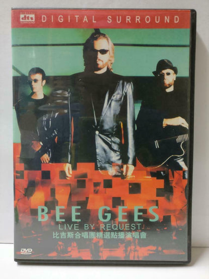 Bee Gees Live By Request Singapore Censor Sticker Rare Taiwan Gold DVD (CD860)