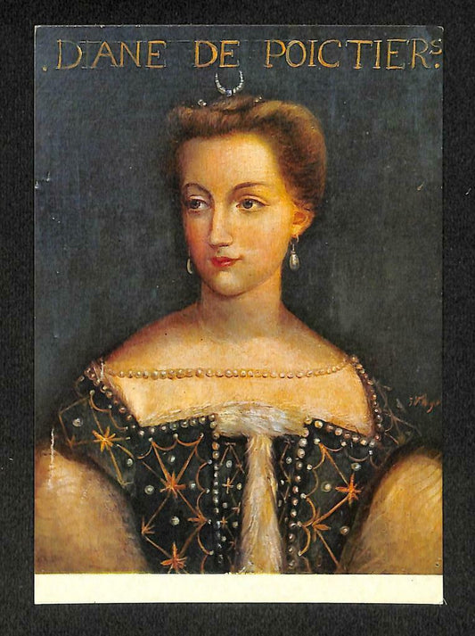 LUCKYPIGEON Diane De Poitiers Portrait Painting France Postcard (C1803)