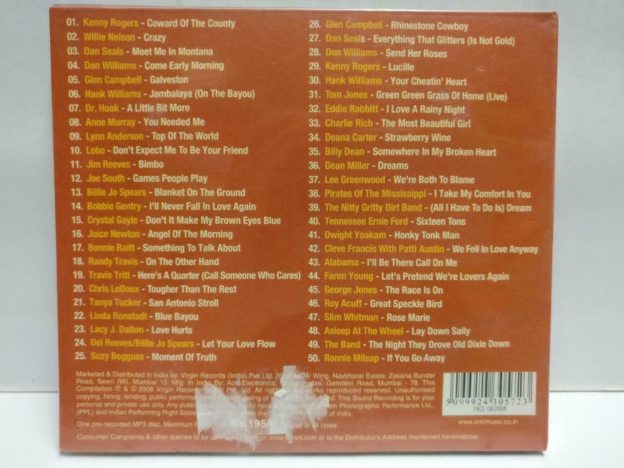 New Various Artists Country LOBO Kenny Rogers Dr. Hook MP3 2008 India CD CD947