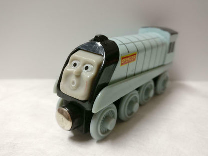 Magnetic Wooden Train Set Spencer Figurines Toys x6 F/S (FTY016) *30
