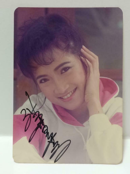 Vintage Singapore Actress 洪慧芳 Hong Hui Fang Signed Autograph Photo F/S (P021)