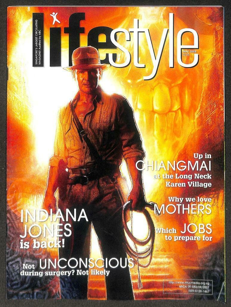 Singapore Lifestyle Magazine 2008 Harrison Ford Cover Fann Wong 范文芳 F/S M116 E