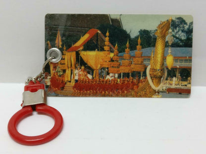 LP888 Thailand Visa MasterCard Plastic Advert Ad Dragon Boat Keyring Keychain F/S B819