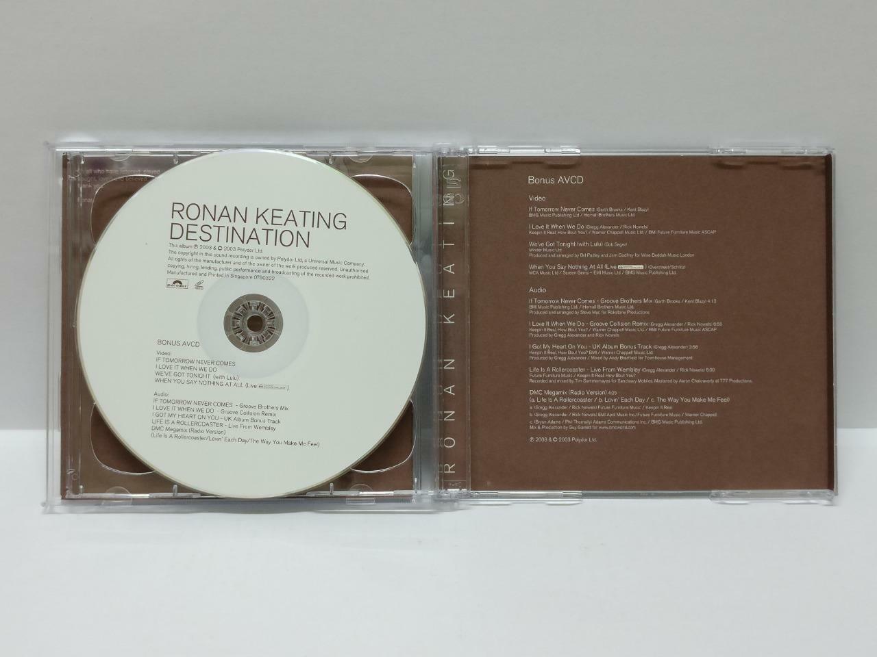 LK888 BOYZONE Ronan Keating 2002 Rare Singapore CD + Bonus AVCD (07603) (CD493)