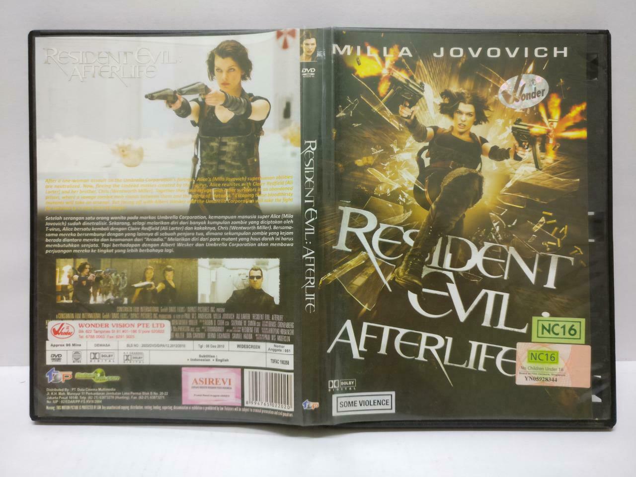 Resident Evil Afterlife Milla Jovovich Movie 2010 Indonesia DVD Eng Sub (DVD047)