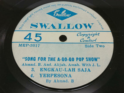Malay Ahmad B & Alijah Aman Sukiaki Engkau-lah Saja A Go Go Singapore EP EP343