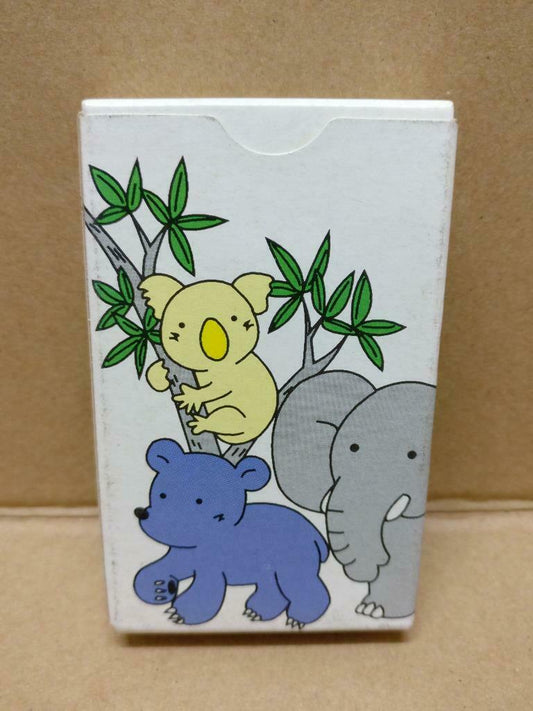 Used Rare All Nippon Airways ANA Cute Animals Mini Playing Cards Souvenir (A2043)