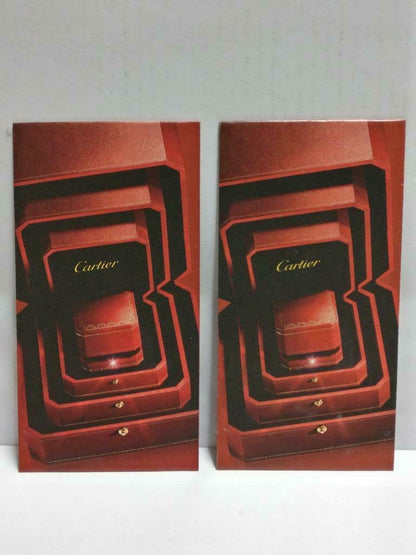 Chinese New Year Red Packets Cartier Pocket Wedding Gift Envelope 2pcs AC356a