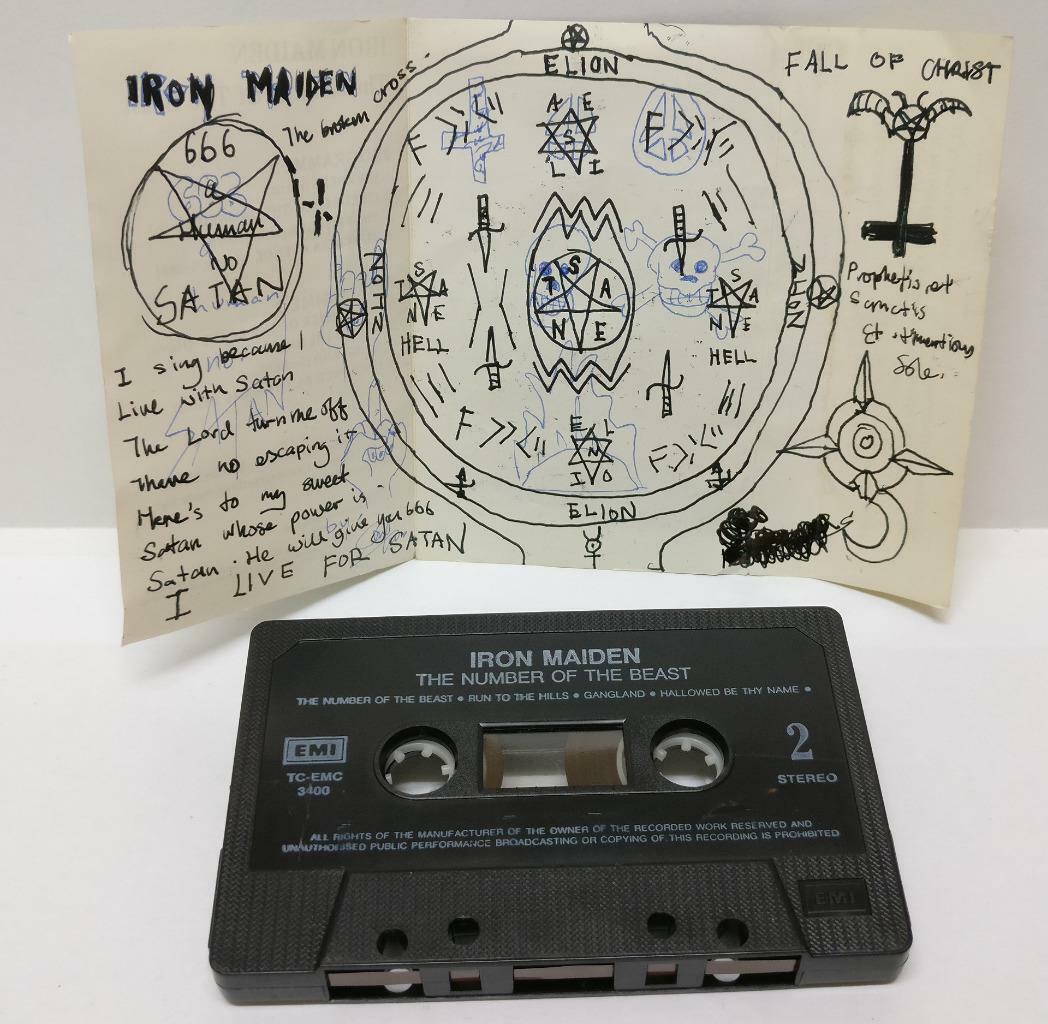 Iron Maiden The Number Of The Beast 1982 Rare Singapore Cassette  CT191