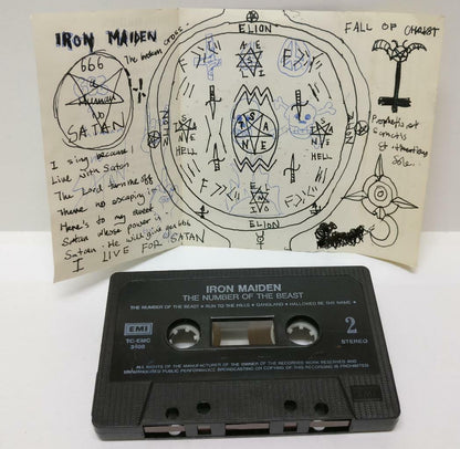 Iron Maiden The Number Of The Beast 1982 Rare Singapore Cassette  CT191
