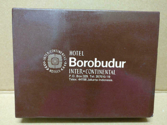 Used Rare Hotel Borobudur Jakarta Indonesia Playing Cards 2in1 Souvenir (A2038)