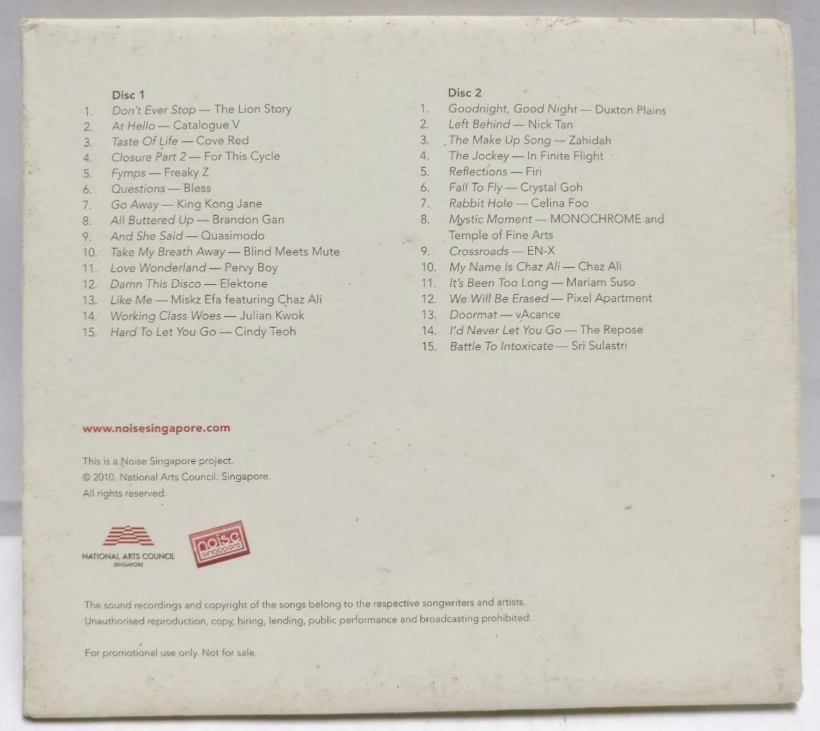 Noise By Singapore National Arts Council Nick Tan Bless 2010 Promo 2x CD (CD814)