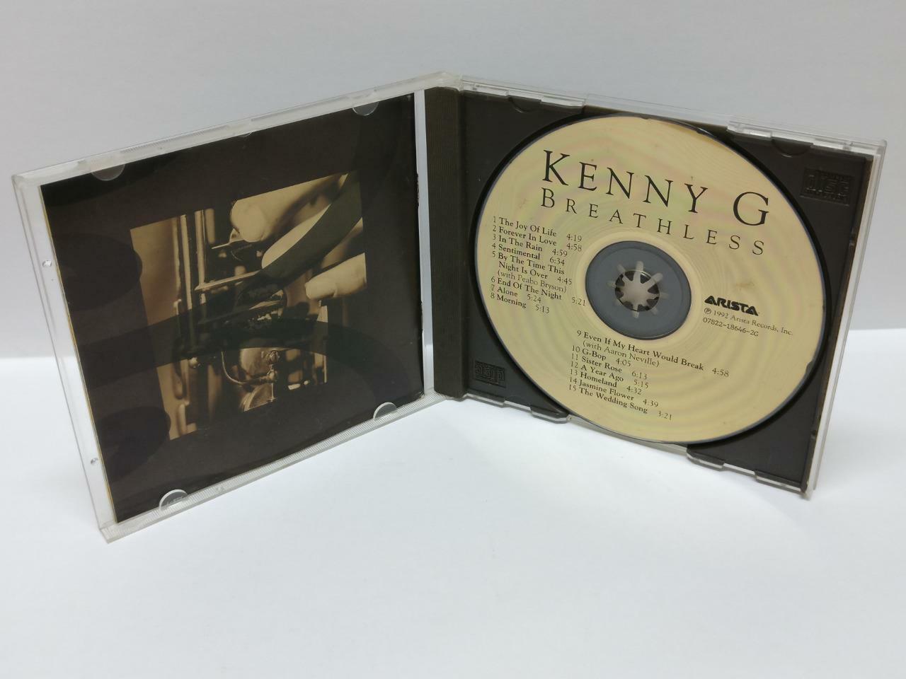 LK888 Kenny G Breathless 1992 Limited Edition Special Gold CD (07822) (CD458)