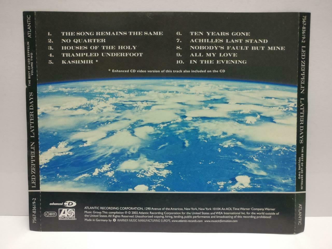 Led Zeppelin Latter Days Astronaut Suits 2002 Germany CD (CDS007)
