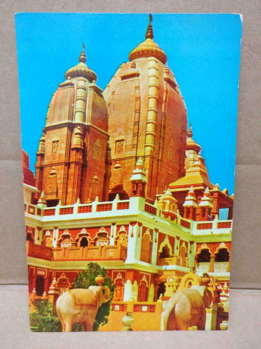 LUCKYPIGEON Laxminarayan Temple Birla Mandir Delhi Postcard (C1954)