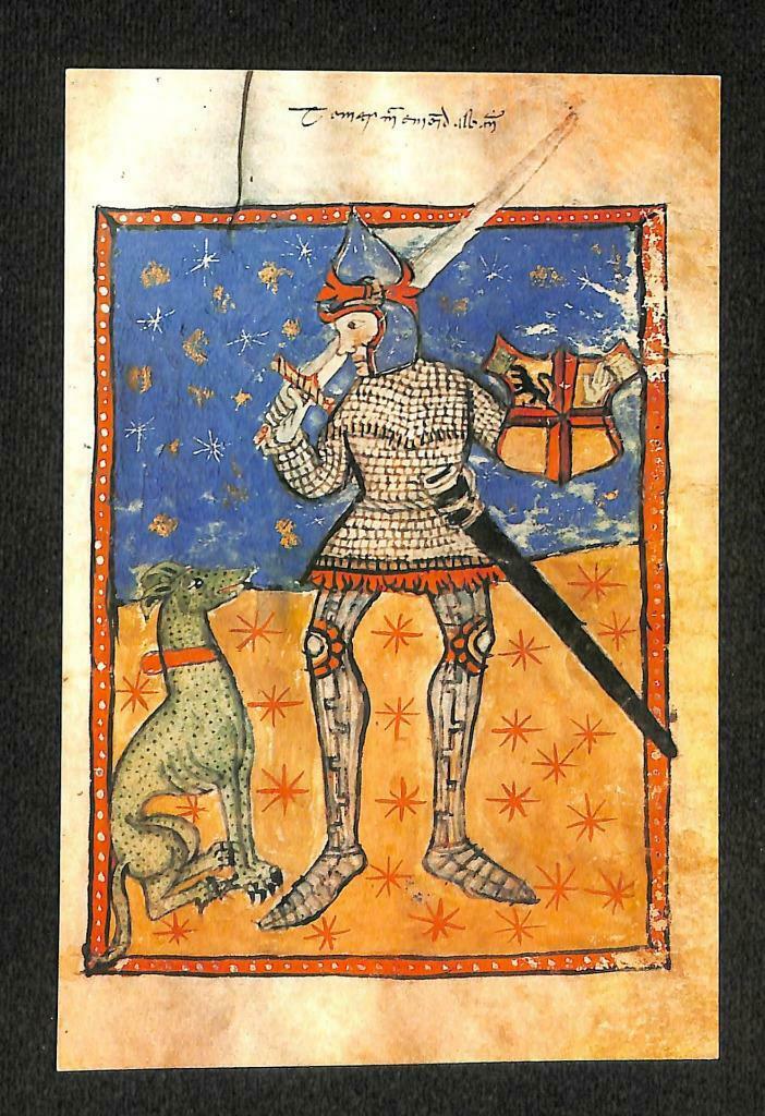 LUCKYPIGEON Trinity College Library Dublin Armor Sword Postcard (C1547)