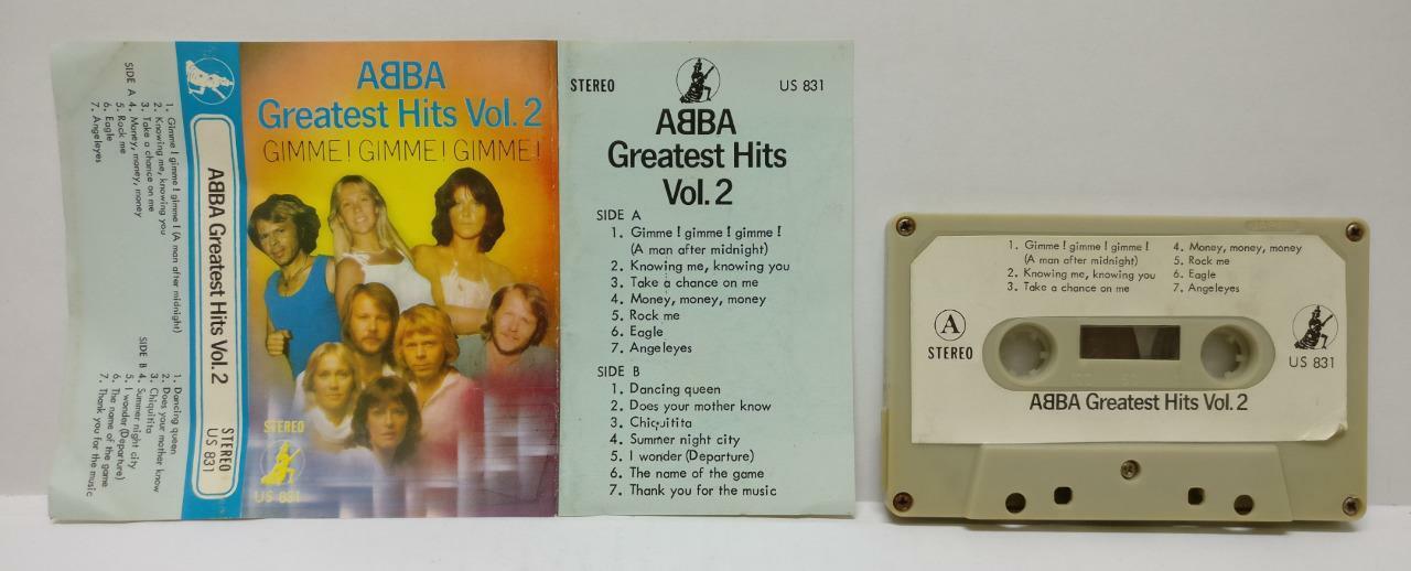 ABBA Greatest Hits Vol.2 Musicgirl Label Rare Singapore Cassette (CT261)