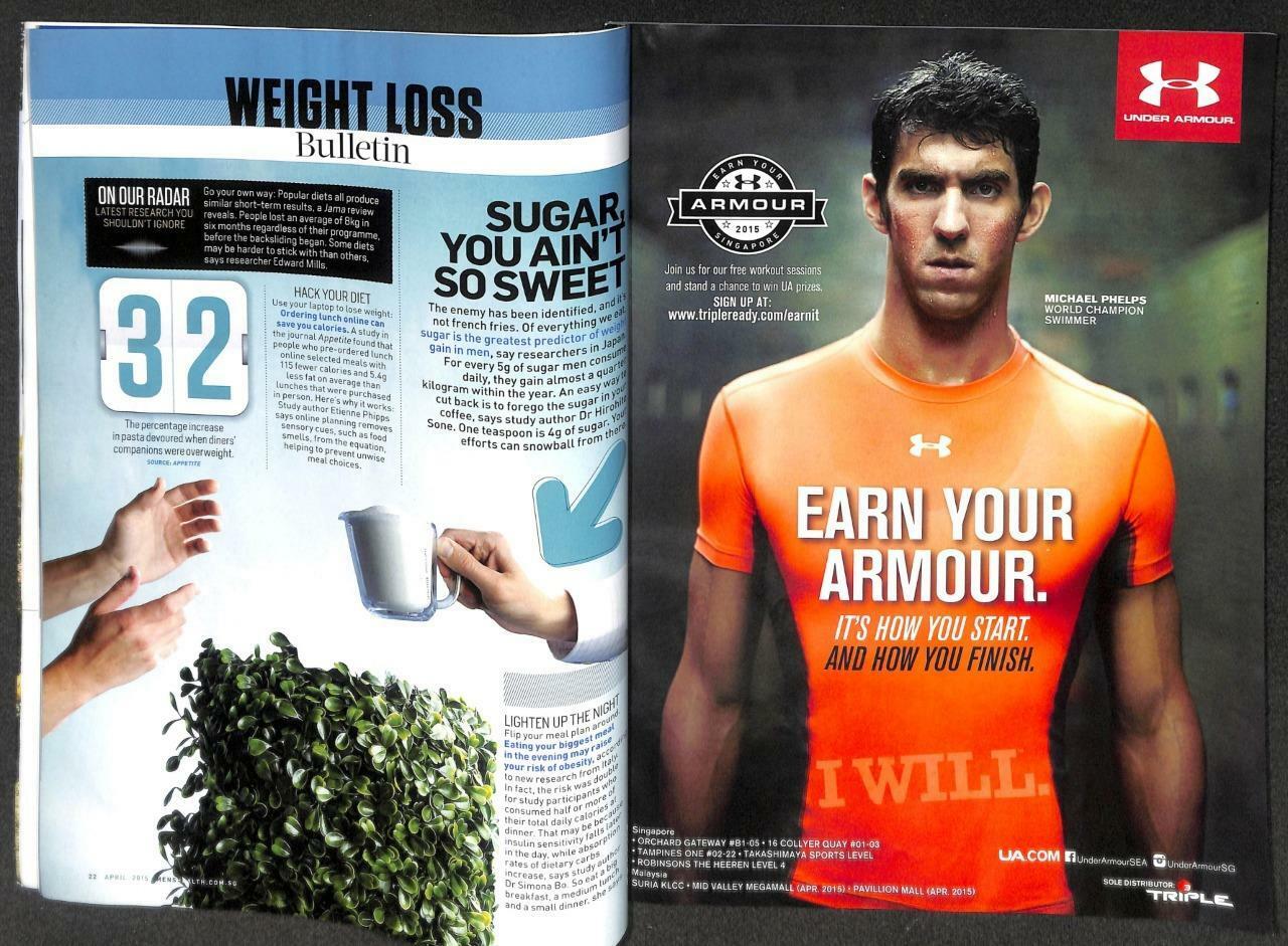 Singapore Men's Health Magazine 6 Pack Michael Phelps Felix Aaron Kwok M042