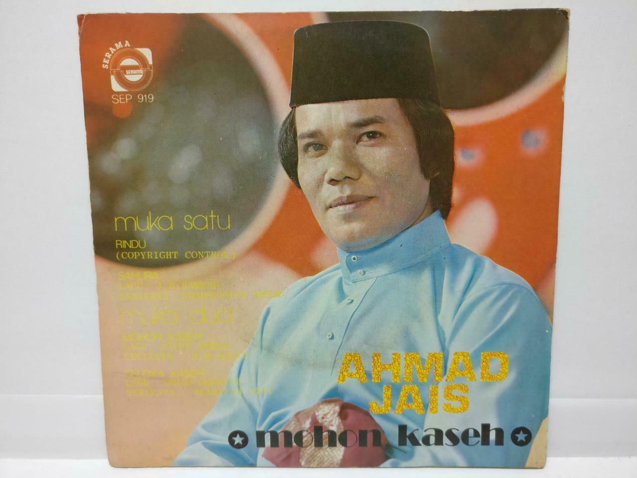 Malaysia Ahmad Jais & Rare Irama Malayu Band Mohon Kaseh Malay EP 7" (EP379)