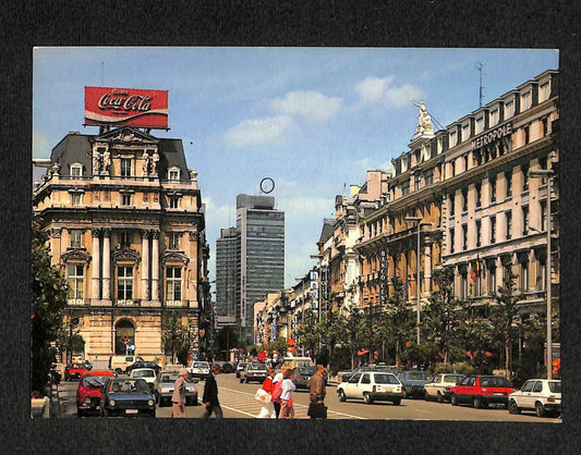LUCKYPIGEON Brussels Place de Brouckere De Brouckere Plaats Postcard (C1751)
