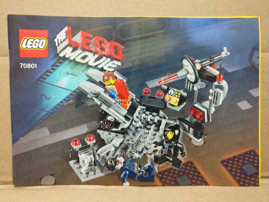 LEGO No. 70801 The Lego Movie Manual Instructions Catalog Booklet (LG007)