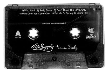 Rare Air Supply Yours Truly Who Am I 2001 Indonesia English Cassette CT929