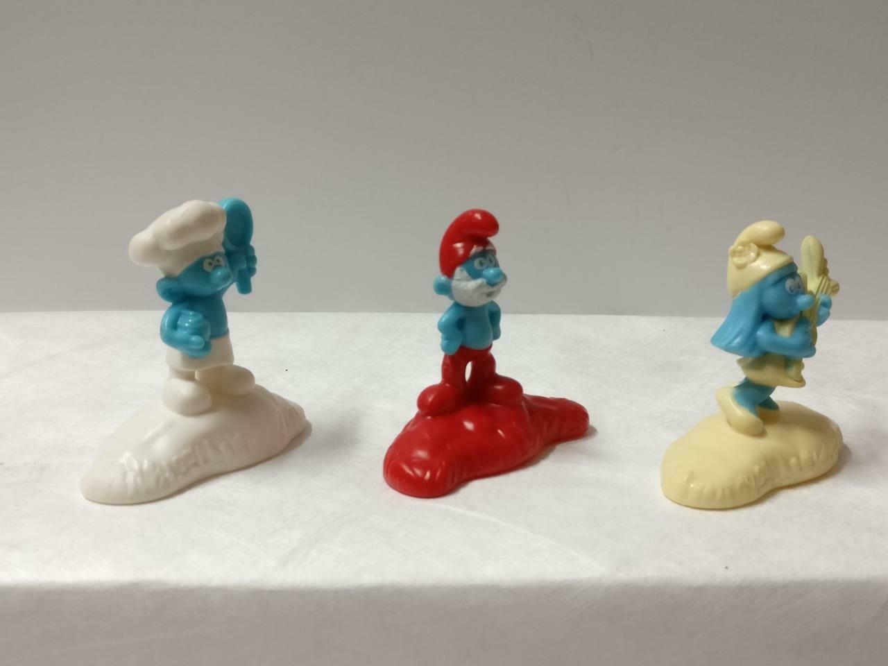Mini Smurfs Book Flower Chef Figurines Frgure Toys x6 Lot F/S (FTY020) *15