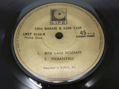 Malay Aida Rohani & Azim Tjan Jangan Choba Choba Irama Desa Ku 7" EP (EP333)