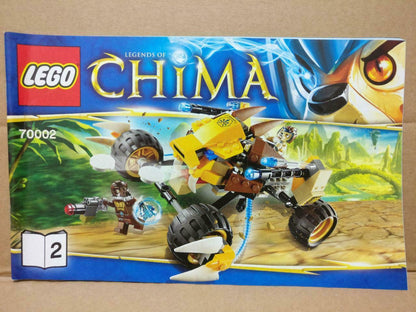 LEGO No. 70002 (2) Chima Manual Instructions Catalog Booklet (LG036)