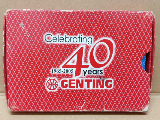 Unused Rare Celebrating 40 Years Of Malaysia Genting Playing Cards 2in1 (A2033)