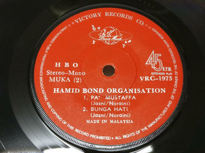Malay Jasni & Noraini Pertengkaran Bunga Hati Malaysia 7" EP 45 RPM (EP325)