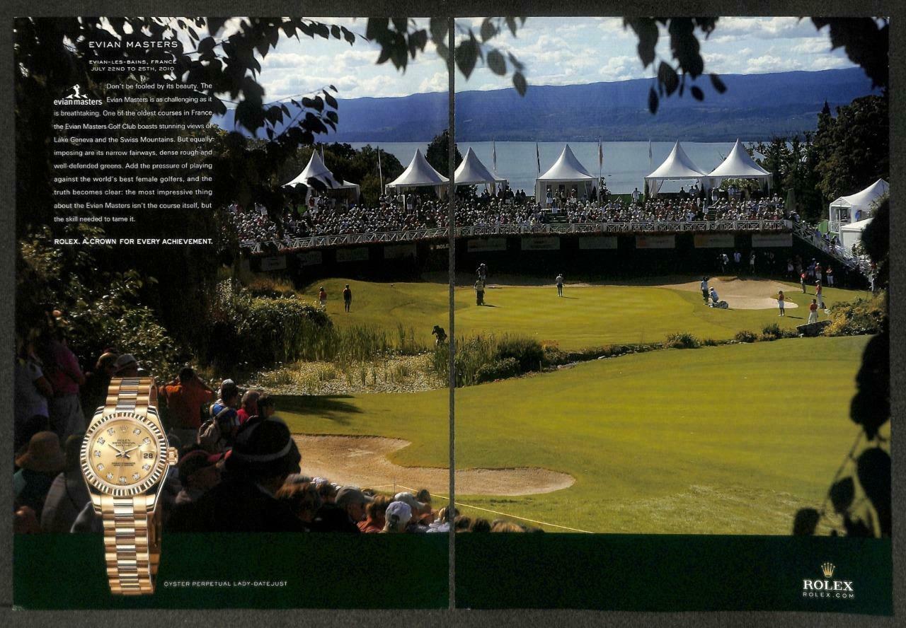 2010 Rolex Watch Oyster Perpetual Magazine Advertisement Print Ad x 2 (P955)