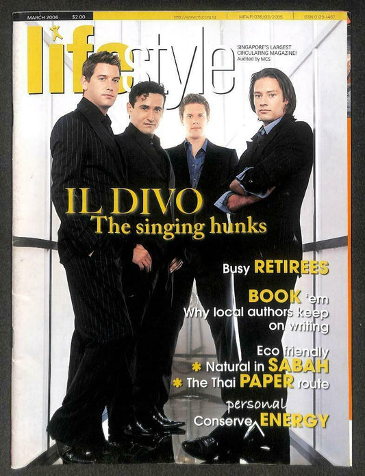 Singapore Lifestyle Magazine 2006 IL Divo Classical Singing Hunks F/S M121 E