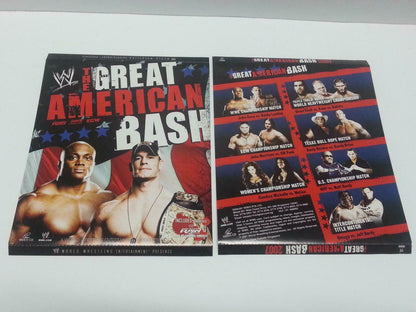 WWE WWF Wrestling The Great American Bash 2007 Singapore Only 4x VCD OOP (A833)