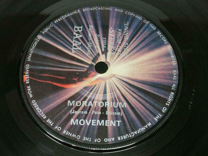 Moratorium Balram Music Movement Rare Singapore BAAL 7" EP (EP150)