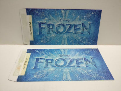 Disney Frozen Cartoon Elsa Red Packet Money Paper Envelope x Lot of 2 (P1159)