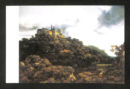 LUCKYPIGEON The Castle At Bentheim Mountain Art Dublin Postcard (C1520)