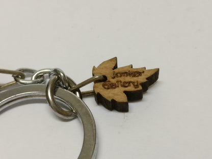 LP888 Rare Vintage Chinese Surname Chen 陈 Wooden Souvenir Keychain Keyring F/S (B690)