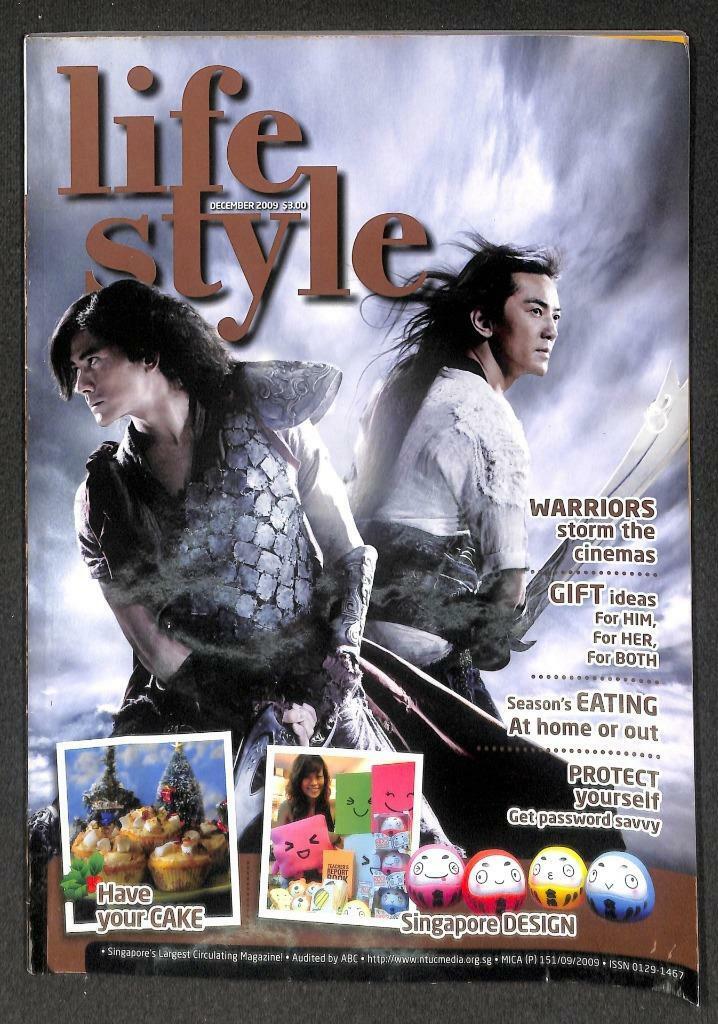 Singapore Life Style Magazine Storm Warriors Aaron Kwok & Ekin Cheng 2009 M001
