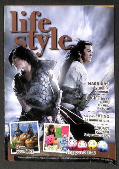 Singapore Life Style Magazine Storm Warriors Aaron Kwok & Ekin Cheng 2009 M001