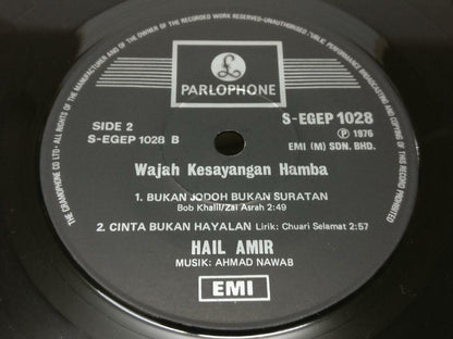 Malay Hail Amir Muzik Ahmad Nawab Wajah Kesayangan Hamba Singapore 7" EP (EP335)