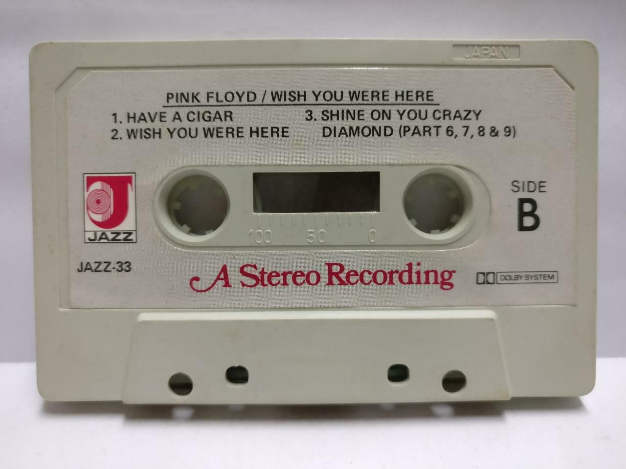 Pink Floyd Wish You Were Here Mega Rare Jazz Label Japan English Cassette CT499