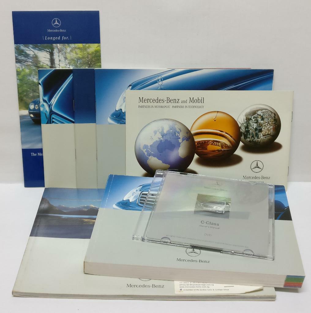 Rare Mercedes-Benz C-Class Catalog Booklet Owner's Manual DVD (A2093)