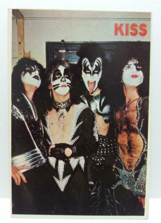 Rare KISS Band Photo Bangkok Thailand Postcard (AC075)