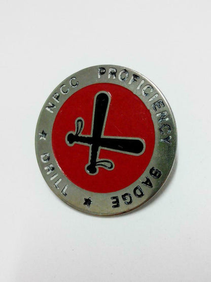 Rare Vintage Singapore NPCC Proficiency Drill Pin Badge F/S (B334)