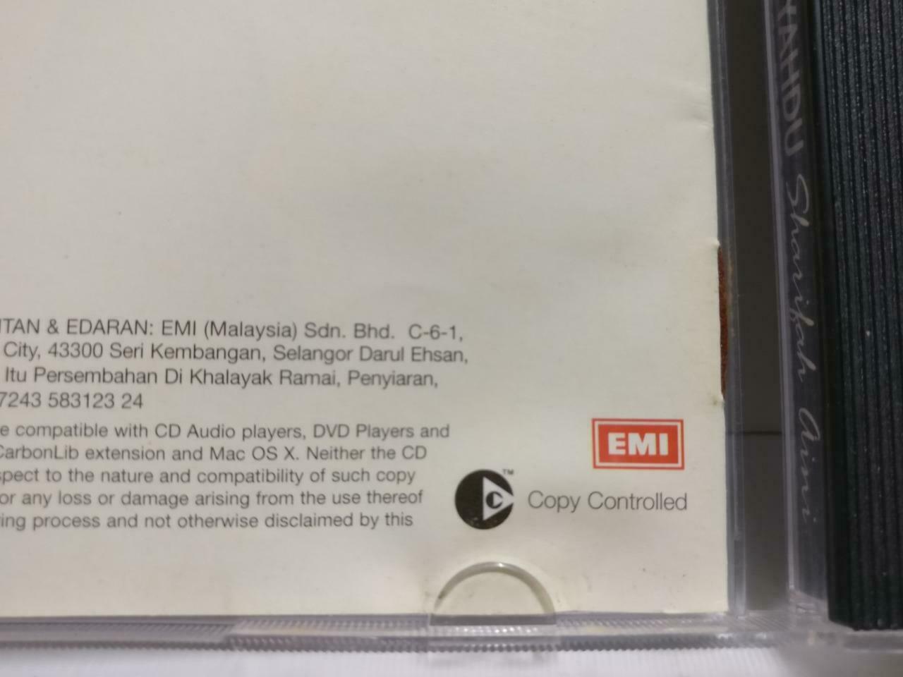 Singapore Diva Sharifah Aini Syahdu Maafkanlah EMI 2003 Malaysia Malay Melayu CD CD1062