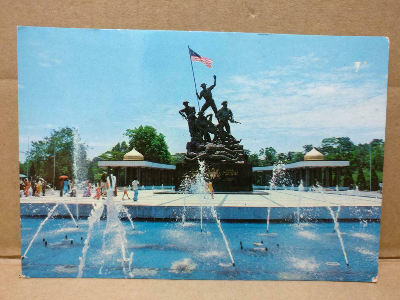 LUCKYPIGEON The National Monument Lake Gardens Kuala Lumpur Postcard (C1976)